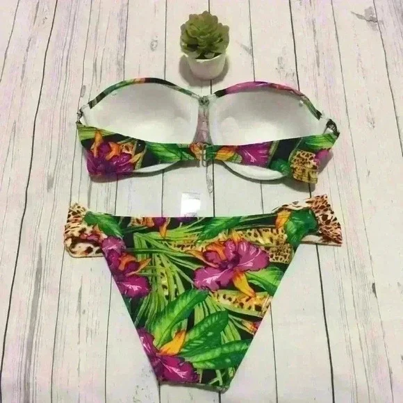 Top Melon Bikini Small Jungle Floral - Picture 3 of 3